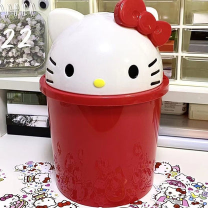 hellokittyゴミ箱クルミ玉桂犬ゴミ箱紙かご学生寮使用